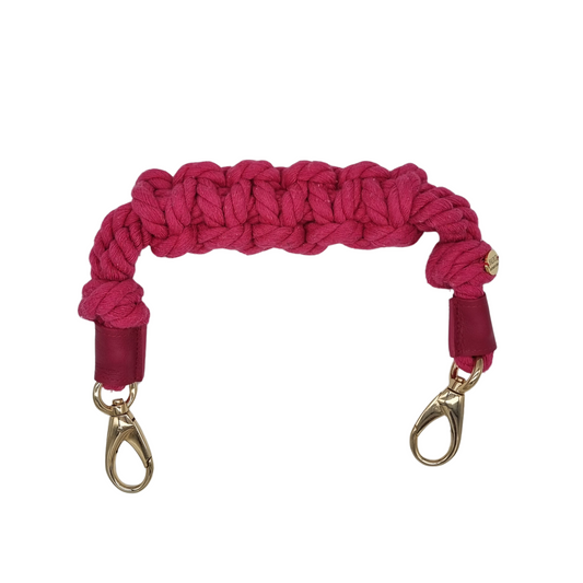 Asa macramé Fuchsia